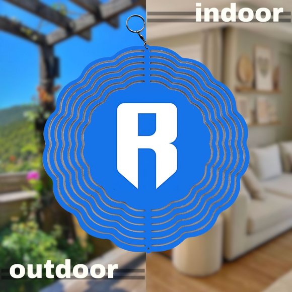 RON Coin Digital Currency Logo Design Wind Spinner - Picture 3 of 3